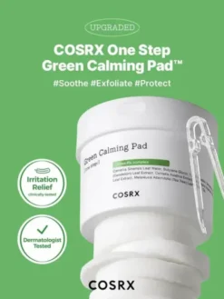 Cosrx One Step Green Calming Pad, tonizujące płatki do twarzy, 70 szt.