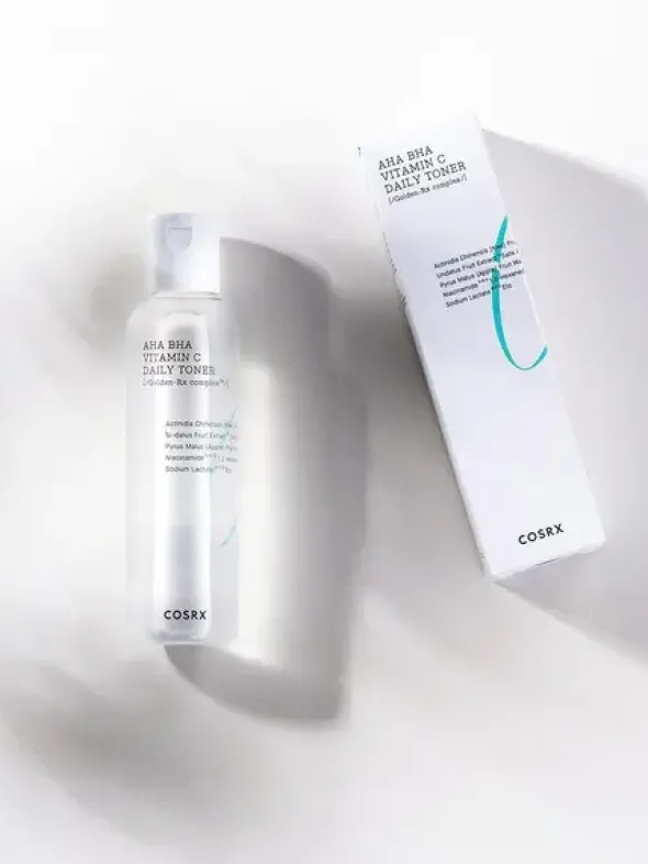 Cosrx Refresh ABC Daily Toner, AHA BHA Vitamin C, rewitalizujący tonik, 150 ml