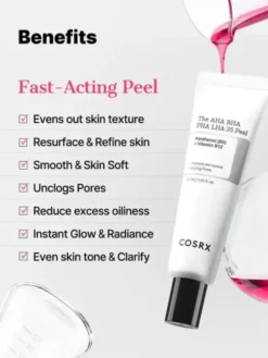 Cosrx The AHA BHA LHA PHA 35 Peel, peeling do twarzy, 30 ml
