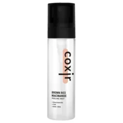 Coxir Brown Rice Niacinamide Peeling Mist, wielozadaniowa mgiełka o działaniu złuszczającym, 80 ml