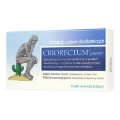 Criorectum Protect, czopki przeciw hemoroidom, 10 szt.