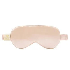 Crystallove, opaska na oczy z jedwabiu, złota, 1 szt.