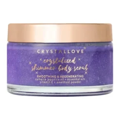 Crystallove, peeling do ciała z ametystem, 200 g
