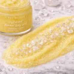 Crystallove, peeling do ciała z kryształem górskim, 200 g