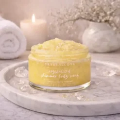 Crystallove, peeling do ciała z kryształem górskim, 200 g
