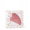 Crystallove, płytka 3D do masażu twarzy gua sha z kwarcu różowego, 1 szt.
