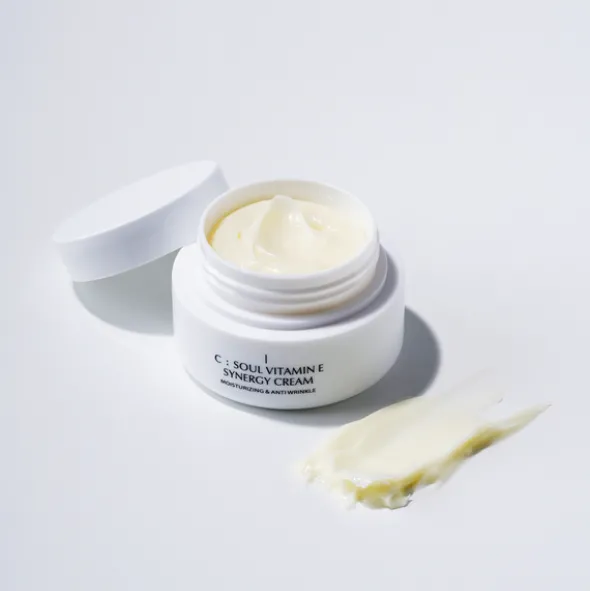 C:Soul Vitamin E Synergy Cream, odżywczy krem przeciwzmarszczkowy do twarzy, 50 g