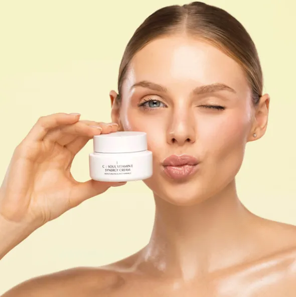 C:Soul Vitamin E Synergy Cream, odżywczy krem przeciwzmarszczkowy do twarzy, 50 g