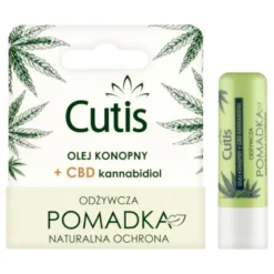 Cutis, odżywcza pomadka konopna + CBD kannabidiol, 5 g