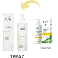 Cutis P, szampon przeciwłupieżowy konopny + CBD kannabidiol, 150 ml
