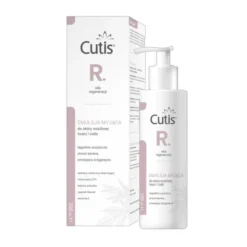 Cutis R-Regeneracja, emulsja myjąca do twarzy i ciała dla skóry wrażliwej, 200 ml