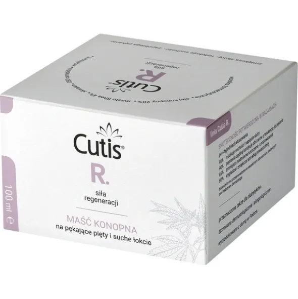 Cutis R-Regeneracja, maść konopna na pękające pięty i suche łokcie, 100 ml