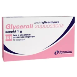 Czopki glicerolowe, 1 g, 10 szt. (Farmina)