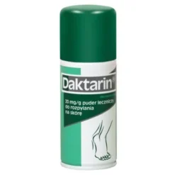 Daktarin, 20 mg/g, puder leczniczy w aerozolu, 100 g