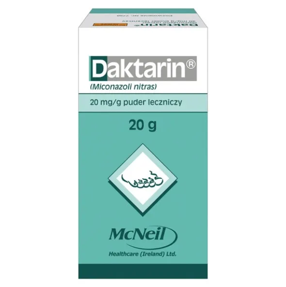 Daktarin, puder leczniczy, (20 mg/g), 20 g