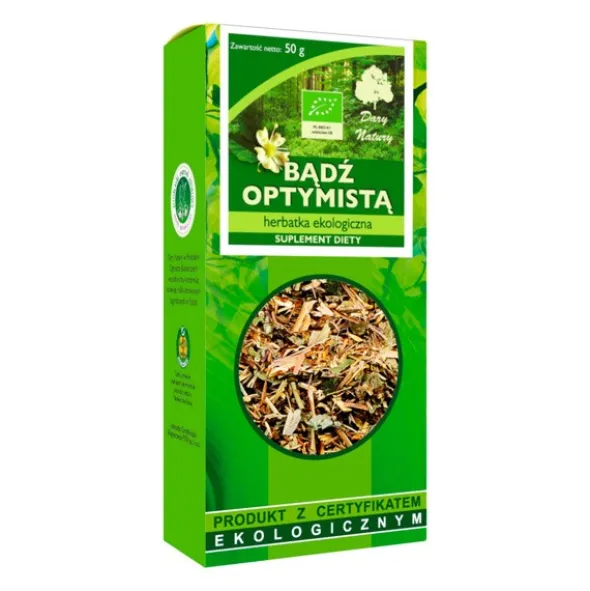 Dary Natury, Bądź Optymistą, herbatka ziołowa, 50 g