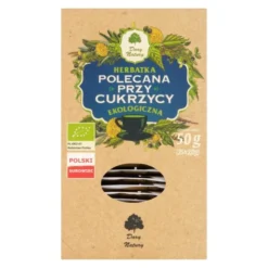Dary natury, herbatka ekologiczna polecana przy cukrzycy, 25 x 2 g