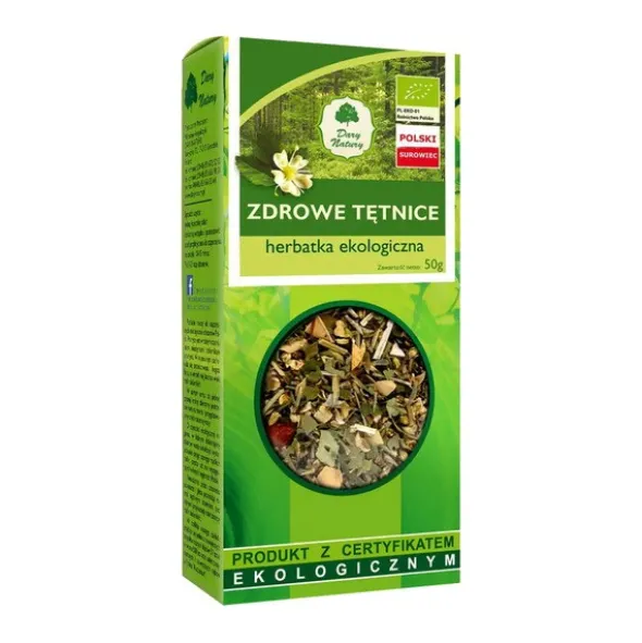 Dary Natury, herbatka ekologiczna zdrowe tętnice, 50 g