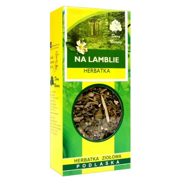 Dary Natury, herbatka ziołowa, na lamblie, susz, 50 g