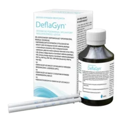 DeflaGyn, żel dopochwowy wspomagający remisję i regresję nieprawidłowych wyników cytologicznych oraz zmian na szyjce macicy wywołanych wirusem brodawczaka ludzkiego HPV, 150 ml + 2 aplikatory