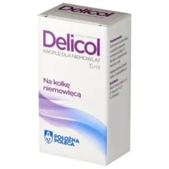 Delicol, krople dla niemowląt, 15 ml