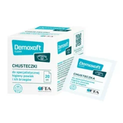Demoxoft Clean, chusteczki do specjalistycznej higieny powiek, 20 szt.