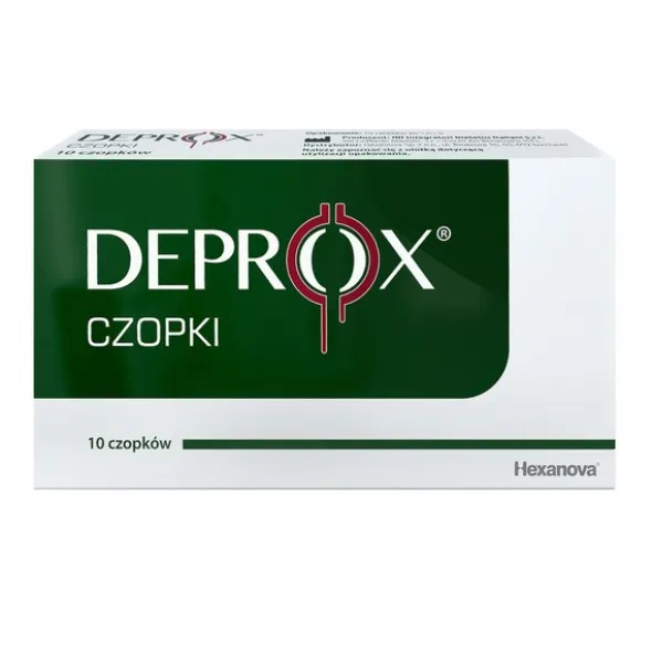 Deprox, czopki doodbytnicze łagodzące ból, 10 szt.