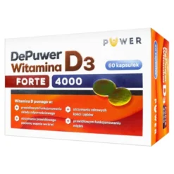 DePuwer Forte Witamina D3 4000, kapsułki, 60 szt.