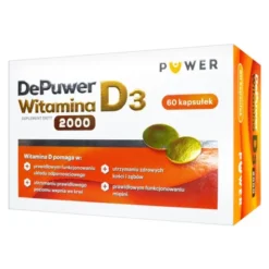 DePuwer Witamina D3 2000, kaps, 60 szt