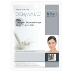 Dermal Milk Collagen Essence Mask, kolagenowa maska w płachcie, 23 g