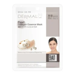 Dermal Pearl Collagen Essence Mask, maska w płachcie z perłami, 23 g
