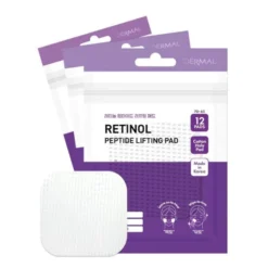 Dermal Retinol Peptide Lifting Pad, płatki do twarzy z retinolem, bakuchiolem i peptydami, 12 szt.