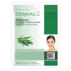 Dermal Rosemary Collagen Essence Mask, kolagenowa maska na twarz z rozmarynem, 23 g