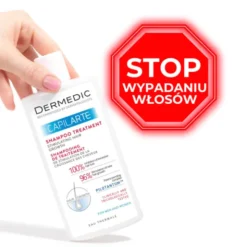 Dermedic Capilarte, kuracja stymulująca wzrost włosów, szampon, 300 ml