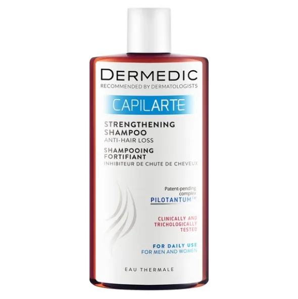 Dermedic Capilarte, szampon wzmacniający hamujący wypadanie włosów, 300 ml
