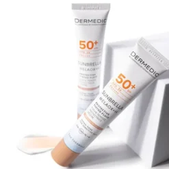 Dermedic Sunbrella, lekki krem ochronny, tonujący, SPF 50+ PPD 26, 40 ml