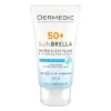 Dermedic Sunbrella, ultralekki krem ochronny SPF 50+ dla skóry naczyniowej i nadreaktywnej, 40 ml