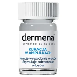 Dermena Hair Care, kuracja do włosów osłabionych, nadmiernie wypadających, 5 ml, 15 ampułek