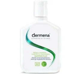 Dermena Hair Care, Plus, szampon przeciwłupieżowy hamujący wypadanie włosów, 200 ml