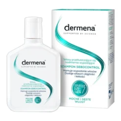 Dermena Sebocontrol, szampon do włosów przetłuszczających się, nadmiernie wypadających, 200 ml