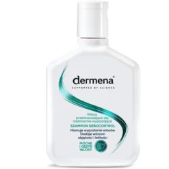 Dermena Sebocontrol, szampon do włosów przetłuszczających się, nadmiernie wypadających, 200 ml