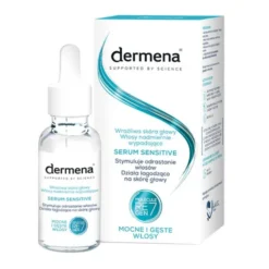 Dermena Sensitive, serum do wrażliwej skóry głowy i włosów nadmiernie wypadających, 50 ml