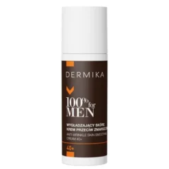 Dermika 100% For Men 40+, wygładzający skórę krem przeciw zmarszczkom, 50ml
