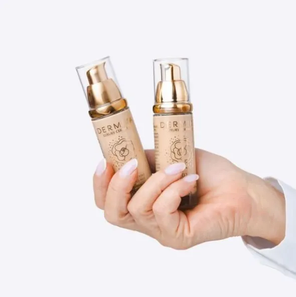 Dermika Luxury Ceramides, pielęgnacyjny podkład 4w1, SPF 30, odcień 01, 30 ml