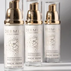 Dermika Luxury Ceramides, rozświetlająca baza pod makijaż, 30 ml
