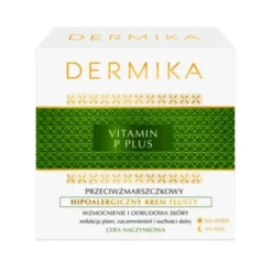 Dermika Vitamina P Plus, Hipoalergiczny krem przeciwzmarszczkowy, tłusty, 50 ml