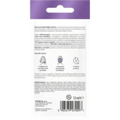 Dermomask Night Active, Mezoterapia, maseczka naprawcza, 12 ml, 1 saszetka