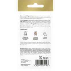 Dermomask Night Active, Złote Nici, maseczka naprawcza, 12 ml, 1 saszetka