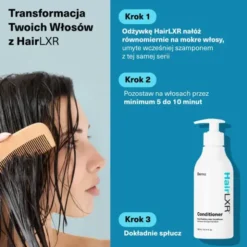 Dermz HairLXR, odżywka przeciw wypadaniu włosów, 300 ml