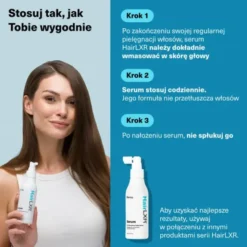 Dermz HairLXR, serum regenerujące do skóry głowy, 150 ml